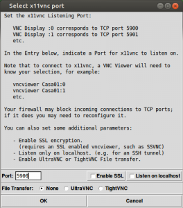 selectportvnc
