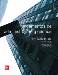 16 - Fundamentos de administración y gestión 2.o Bachillerato