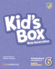 08 - Kid's Box New Generation English for Spanish Speakers Level 6 Activity Book with Home Booklet and Digital Pack