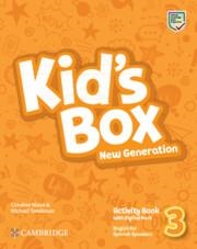 08 - Kid's Box New Generation English for Spanish Speakers Level 3 Activity Book with Home Booklet and Digital Pack