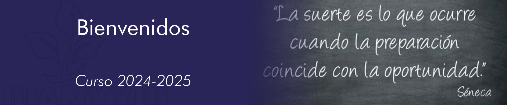 Mensaje de bienvenida curso 2024-2025